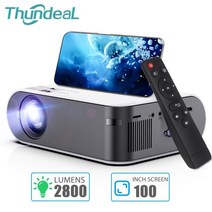 ThundeaL-미니 휴대용 프로젝터 TD60 WiFi 안드로이드 6.0 1080P 비디오 프로젝터 2800 루멘 전화 스마트 3D 비머 홈 시네마, 01 Multi screen Version