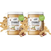 피넛버터 스무스 1KG Wehle Sports Store Peanutbutter Smooth, 2팩