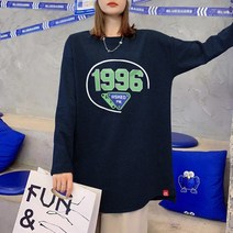 간절기 봄신상 FW 여성 오버핏 기모 롱 티셔츠 박시 롱 맨투맨 티셔츠 옆트임 루즈핏 빅사이즈 롱티셔츠