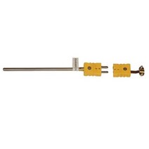 Digi-Sense AO-18523-23 타입 K 열전대 빠른 분리 표준 콘 포함 15.2cm L.188 직경 Grn Jct