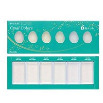 동아측기 [지그] 쿠레타케 안채탐미 고체물감 오팔 6색 세트