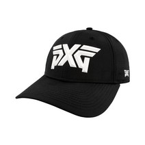 PXG 페이스테드 로고 940 골프 캡모자 블랙, FREE, FREE