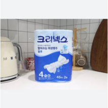 크리넥스 빨아쓰는 위생행주 블루, 15개, 45매