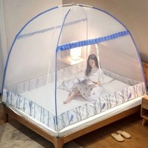 몽골 텐트 캐노피 천막 그늘막 타프 리빙쉘 패션 만화 인쇄 패턴 가정용 먼지 상단 모기장 큰 공간 유르트 유형 통기성 여름 캠핑, 색상 72 doors+18x20m bed