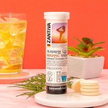 내츄럴플러스 잔티바 프리미엄 비타민C 1100 발포비타민 4500mg x 20정 독일산 물에녹여먹는 발포정비타민, 8개, 잔티바 비타민C 1100 발포비타민 20정