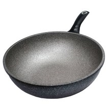키친플라워 이노블 스톤 궁중팬 28cm 튀김팬 볶음팬