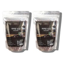 카카오빈 발효 건조 로스팅 페루산 카카오닙스 건과류 시리얼 스무디 요거트 쉐이크 쿠키 토핑 카카오 닙 립스 초콜릿 닙스 원두 원물 차 선물, 페루 카카오닙스 300g x2팩