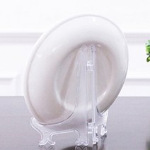 접시 진열받침 책진열대 주방그릇받침대 상패받침대, 중 2P