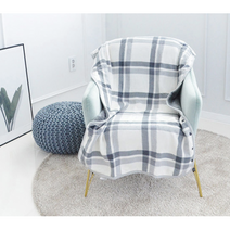 똑딱이 단추 극세사 무릎 망토 입는 담요 80*130cm