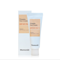 서핑용선크림 민감성 저자극 끈적임없는 마몽드 비타민 선크림 50ml SPF50+