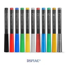 월드직구센터 모형 diy키트 소프트 팁 마커 펜 친환경 수성 건담 군용 모델 색칠 도구, 11개