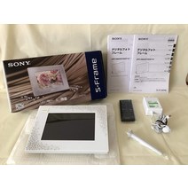 소니 SONY 디지털 포토 프레임 SFrame D720 7.0형 내장 메모리 2GB 크리스탈 & 화이, 상세페이지 참조, 상세페이지 참조