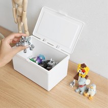 약품 마스크 물티슈보관 뚜껑있는박스 2개 티모음함 전문점385951 L6