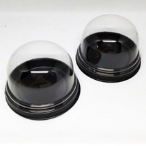 화과자케이스(돔형)블랙 / 7x5cm 10개 / 젤리플라워 도넛설기