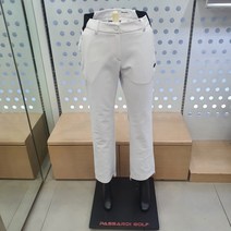 파사디 시보리 배색 로고부츠컷바지P22SSL503MWH