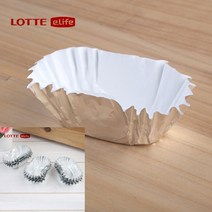 베이킹컵 타원형 90P 은박파운드 은박컵, 1개