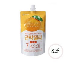 청정원 국산 감귤농축액으로 만든 곤약젤리 150gx8포, 7개