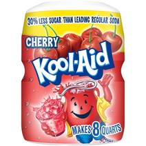 쿨에이드 체리 파우더 체리콕 가루 분말 19oz(538g) 12팩 Kool-Aid Cherry Sweetened Powdered Drink Mix
