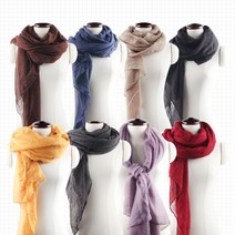 심플 빅사이즈 스카프 (HMI18) 머플러 여성 악세서리