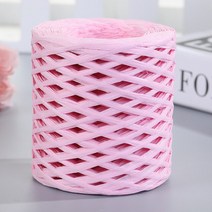 [9월픽]라피아 원사 종이 로프 플러시 200m 라피트 리본 핸드 니트 DIY 베이킹 포장 스크랩북 꼬기 파티 공예 크로셰 뜨개질 실, 08