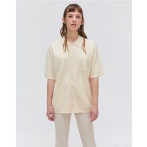Collar Half Knit Cardigan - Ivory