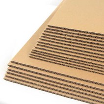 평판골지 골판지 두꺼운 DIY 판지 수제 공예 5 3 7mm, 5겹(두께6mm)80X80cm(10장)