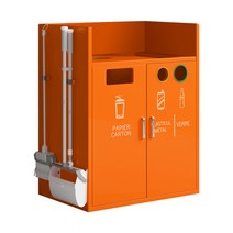 로고인쇄 주방 업소용 숨겨진 쓰레기통, E