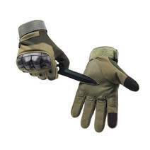 밀리터리 전술장갑 군용 등산장갑 오토바이장갑 바이크 군용 자전거 군인 아웃도어, 그린