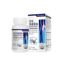 골다곤증 영양제 어골칼슘 폴리감마글루탐산 비타민D 망간 광동60정