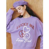 아이아이 럭키미 이모지 맨투맨 여자맨투맨(EEOO3WSR04W)