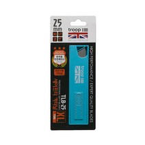 트룹런던 세이프티 커터 칼날 특대 25mm 0.7T 10개입, 커터칼날 특대형