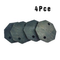 레바블럭 우인치 1톤호이스트 체인블럭 수동윈치 4 개몫 범용 팔각형 132mm 황소 힘줄 고무 팔 패드 리프트 패드 고무 팔 패드 자동 리프트 자동차 자동 트럭 에 적합, 없음
