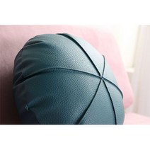 조브라운 원형 호박 디자인 소파 쿠션 동그란 쿠션, 겉무늬, 네이비