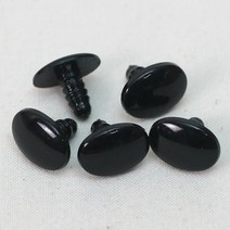 타원눈 인형눈(8개)[1010] / 인형 나사 눈알 부자재 만들기 재료 와셔, 12mm