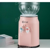미니 냉온수기 살균 탁상식 초소형 냉수기 생수통, 냉온수용, 화이트 + 5L 물통