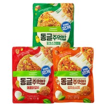 풀무원 동글주먹밥 500g x3개 포크1+김치소시지1+매콤닭갈비1, 3개
