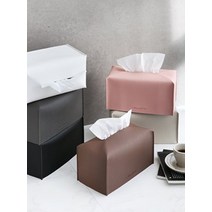 카라멜샵 natural365 스위트룸 호텔식 가죽티슈커버, 브라운