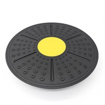 다이어트 체형 교정 관절 마사지 회전 밸런스 보드 피트니스 장비 트위스트 물리 치료 장비 트위스트 백 얇은 허리 다리 연습 미끄럼 방지, 노란색
