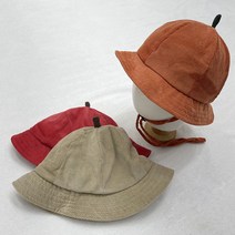 [달밤] [KIDS] 아동 후르츠 꼭지 골덴 버킷햇 ML