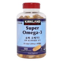 커클랜드 슈퍼오메가3 1229mgX180캡슐 DHA