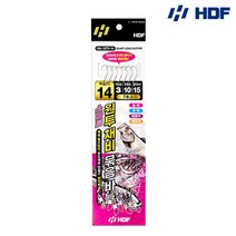 해동 스마트 원투채비 묶음바늘 HA-1873 농어 우럭, 13호