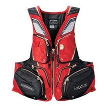 시마노 구명복 VF-121T 레드 M 낚시 구명조끼, RED