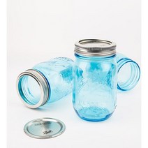 [볼메이슨자] 블루유리병 16oz - 가격인하, 1개, 473ml