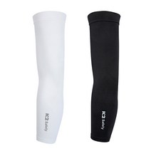 K2 safety 심리스 쿨토시 2p x 2세트 (화이트1 블랙1)