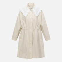 써스데이아일랜드 레이스 카라 롱 점퍼_T226AJP531W T226AJP531W