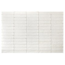 이태리 빈티지 인테리어 서브웨이 화이트 무광 타일 60x250x10