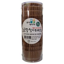 퓨어네이처 노르딕 색지 머핀컵 40mm 브라운200매 유산지컵