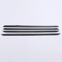 Rio 4 X-line 2017 ABS carbonfiber 내부 도어 보울 위 팔걸이 장식 패널 트림 라인 커버 4pcs, 03 ss black