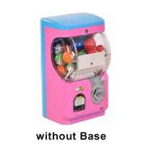 캡슐뽑기 기계 자판기 머신 gashapon 자동 판매기 동전으로 작동하는 계란 선물 자동 판매기 호환용, 기초가 없는