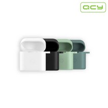 QCY T7 APP 블루투스이어폰 앱연동 ENC 노이즈캔슬링, QCY T7 전용케이스 다크그린